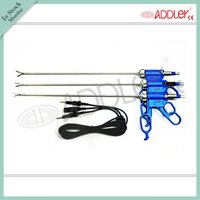 Addler Laparoscopic Bessanger Bipolar Forcep Dissecting Forceps Instrument - Steel, 5 X 5 X 10 Cm | Semi-automatic, Waterproof, Reusable, Sterilized, Precision-made