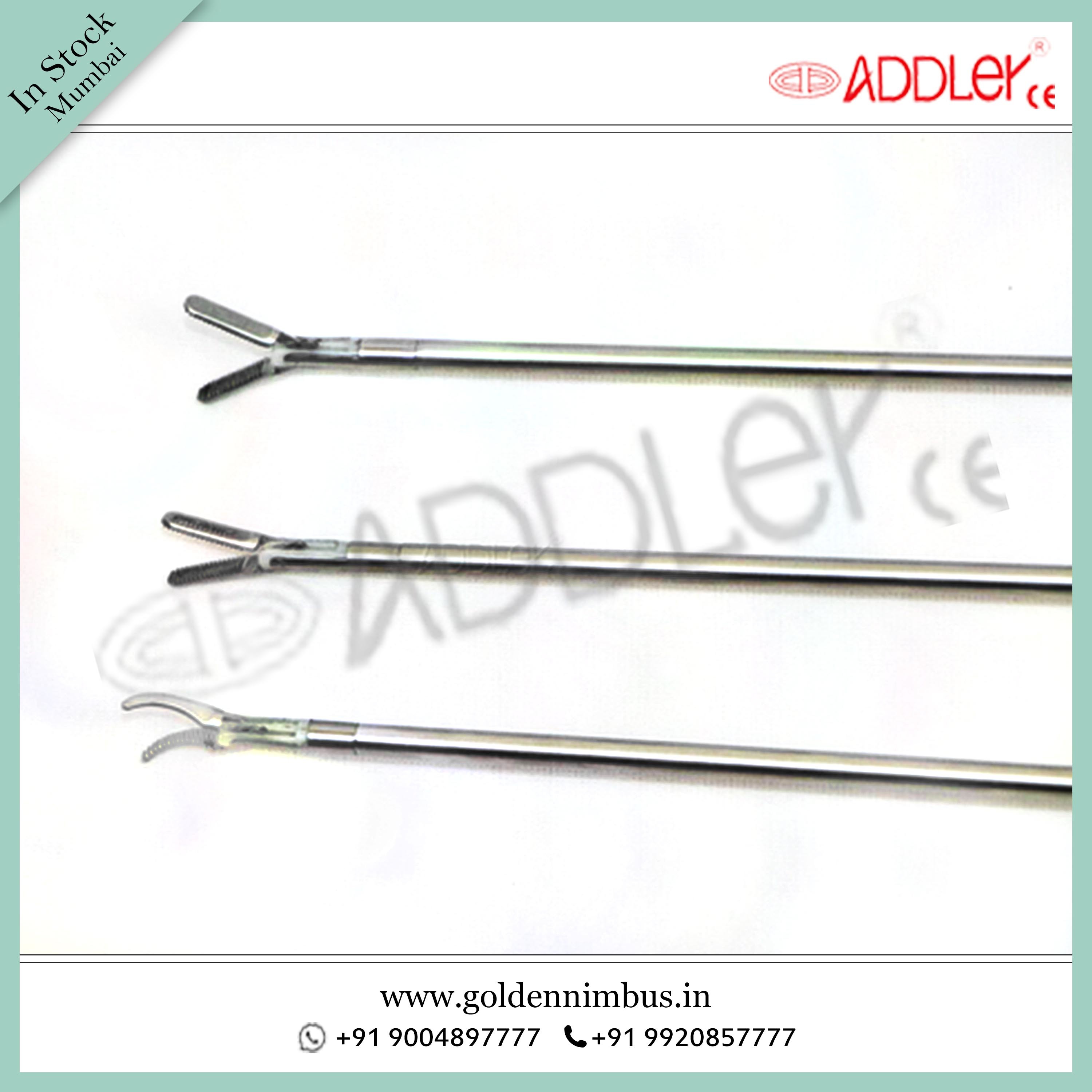 ADDLER Laparoscopic Bessanger Bipolar Forcep  Dissecting Forceps Instrument