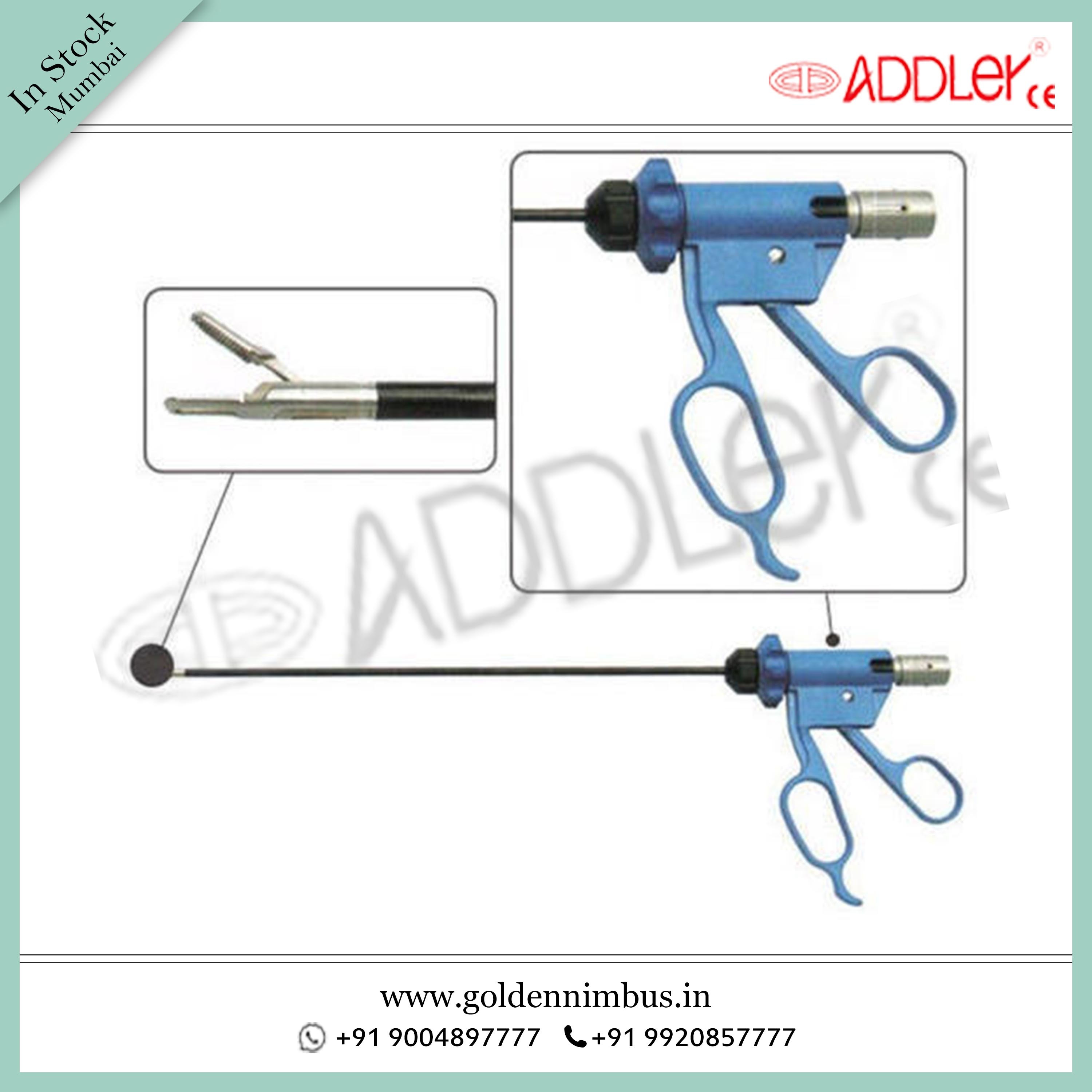 ADDLER Laparoscopic Bessanger Bipolar Forcep  Dissecting Forceps Instrument