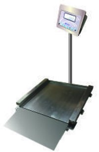 Stainless Steel Low Profile Scales - 100g to 2 Ton Range | Durable, IP67 Rated Load Cells, Large LCD Display
