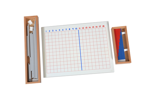 Kidken Montessori Subtraction Board Wooden Teaching Aids