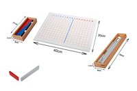 Kidken Montessori Subtraction Board Wooden Teaching Aids