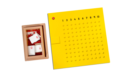Kidken Multiplication Board with Bead Box Montessori for Teaching Educational Aids for Kids