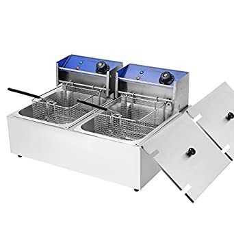 Table Top Deep Fat Fryer Double Tank