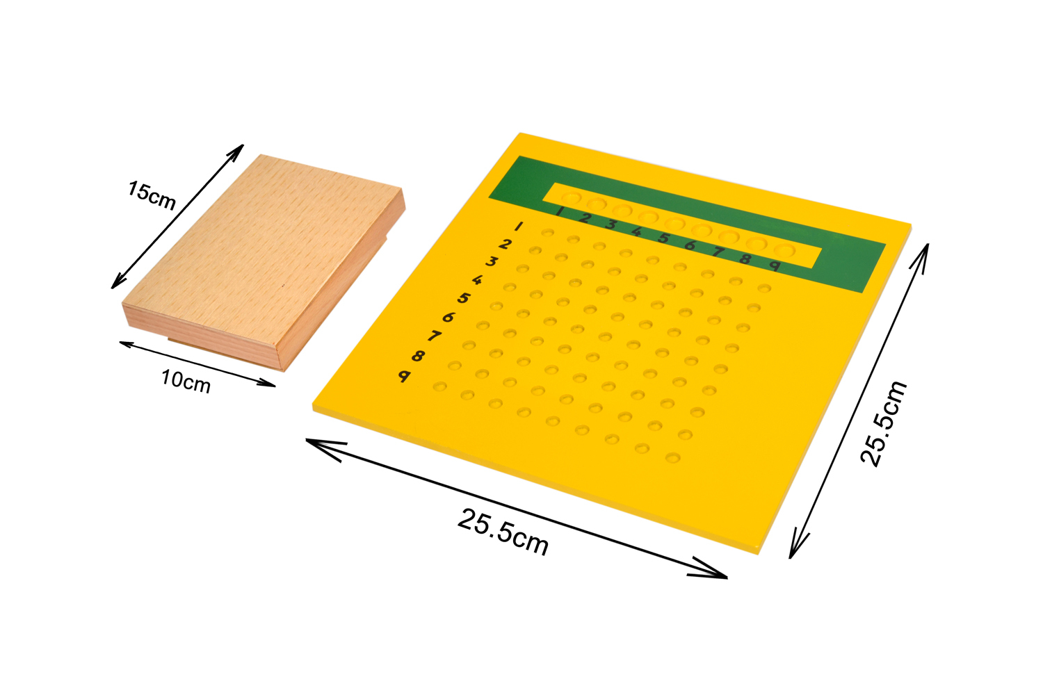 Kidken Montessori Division Board with Bead Box / Unit Division Board,wooden toys,wooden teaching aids,educational toys,educational maths teaching aid