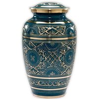 Brass Engraved Urn