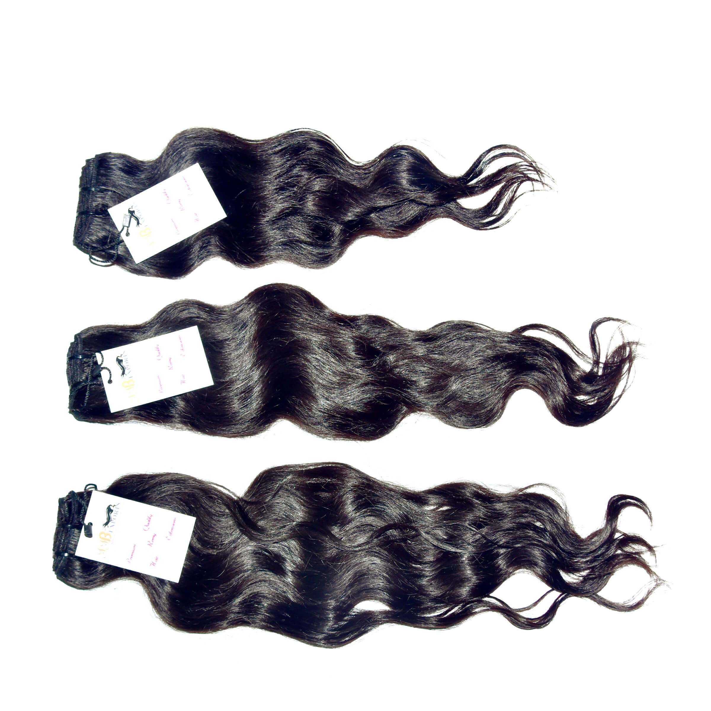 Raw Virgin Indian Mink Unprocessed Wavy Hair Extension