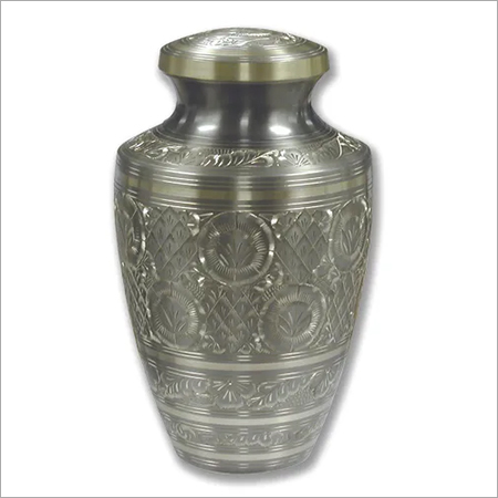 Green & Golden Platinium Engraved Adult Urn