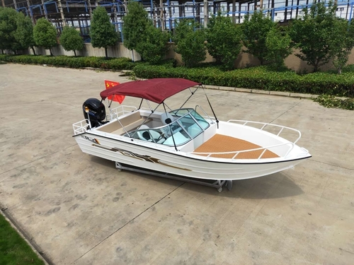 Al600d Aluminum Luxury Yacht Fishing Boat Jet Boat Speed Boat Open Type With Teak Floor And Boat Canopy