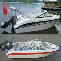 Fiberglass Boat Frp Fishing Boat Frp Luxury Sport Boat Pleasure Frp Leisure Boat 490cm 590cm Dimensions: 490  Centimeter (cm)