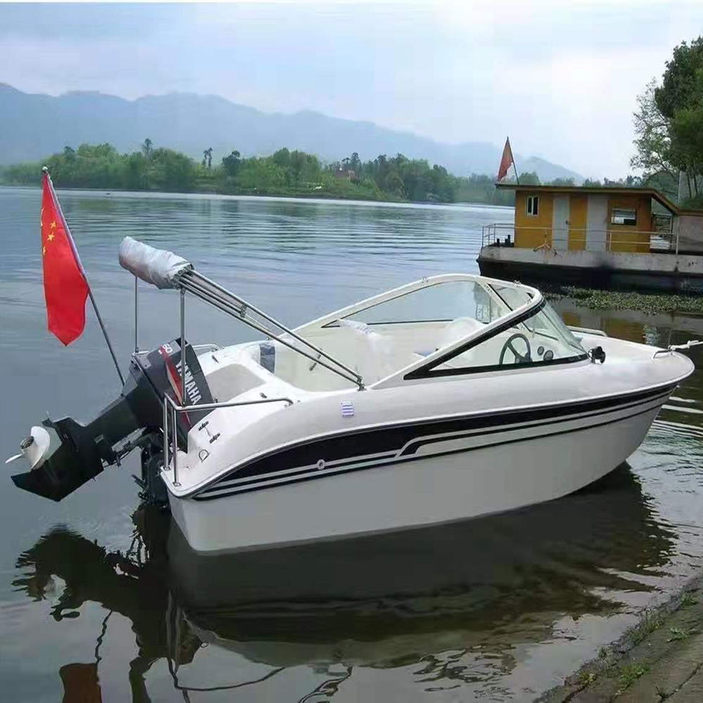 Fiberglass Boat Frp Fishing Boat Frp Luxury Sport Boat Pleasure Frp Leisure Boat 490cm 590cm