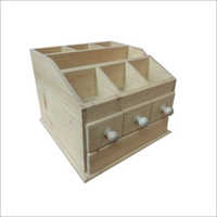 Brown Wooden Cosmetic Box