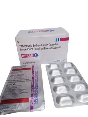 Rabeprazole Sodium Enteric Coated & Levosulpiride Sustained Release Capsules