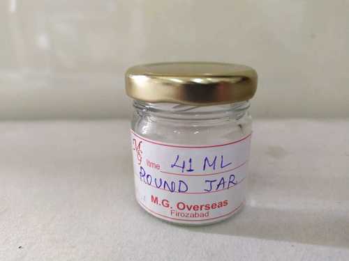 Glass 41Ml Round Jar