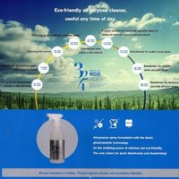 Eco Pure Photocatalytic Oxidation Oh Radical Disinfectant Deodorizing Powder