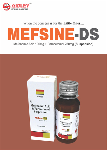Liquid Mefenamic acid 100mg + Paracetamol 250mg