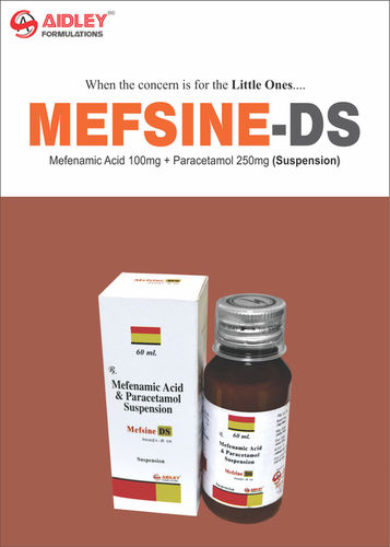 Liquid Mefenamic acid 100mg + Paracetamol 250mg