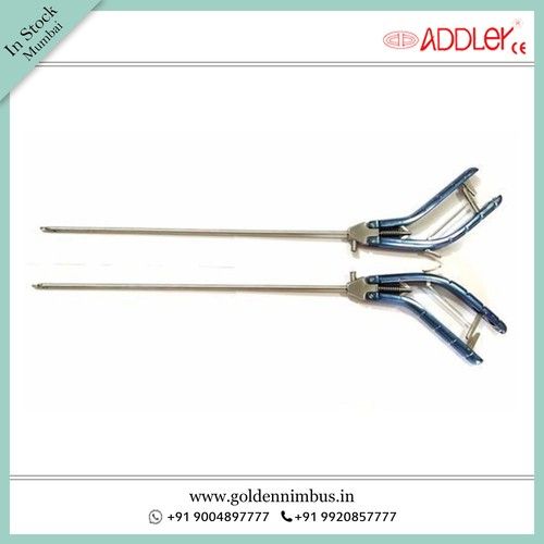 STORZ Laparoscopic Titanium Left Right Curved Needle Holder