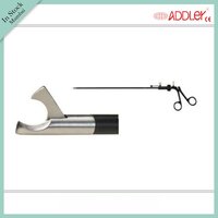 Addler Laparoscopic Grasper Storz Type Hook Scissor - Steel, 5x5x10 Inch , Semi-automatic Operation, Reusable, Sterilized, Portability Enabled