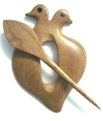 Bird Shawl Pin