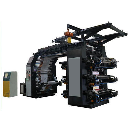 Woven Fabric Eight Colour Flexo Printing Machine