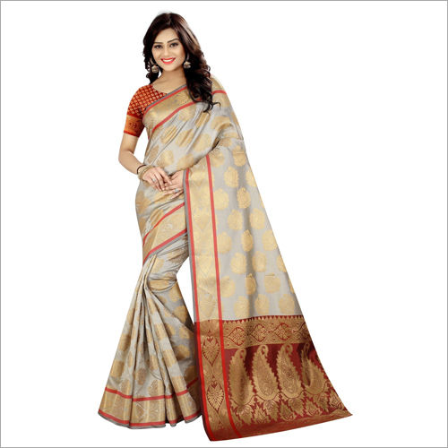 Multicolor Banarasi Saree