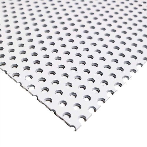 Aluminum Perforated Sheets - Color: Silver