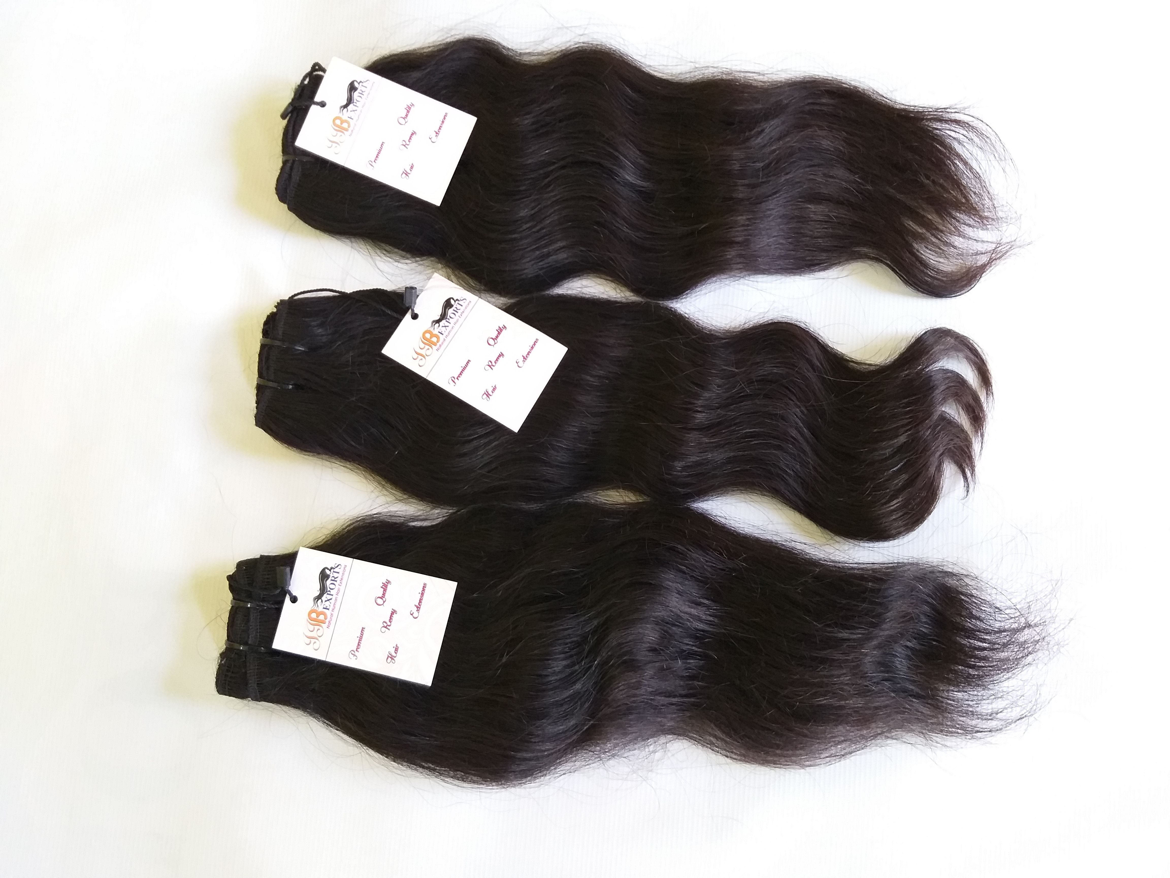 Natural Raw Virgin Remy Wavy Hair Extension