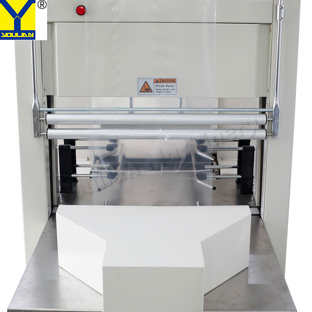 BSE5040A Automatic Water Bottle Juice Can PE Film Heat Tunnel Shrink Packing Wrapping Machine