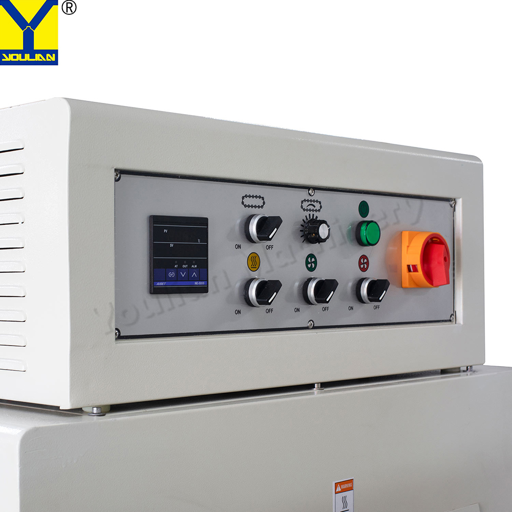 BSE5040A Automatic Water Bottle Juice Can PE Film Heat Tunnel Shrink Packing Wrapping Machine