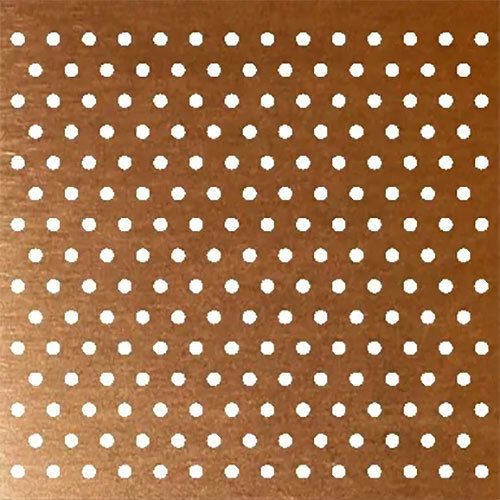 Copper Perforated Sheet - Size: Standard