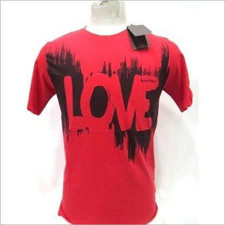 Mens Graphic T-Shirt - Cotton, M-XXL, Red | Soft Fabric, Stylish Design, Durable, Comfortable, Trendy Style, Great Fit