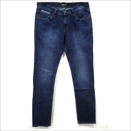 Blue Cotton Mens Jeans