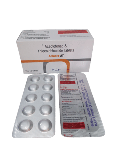 Aceclofenac & Thiocolchicoside Tablets