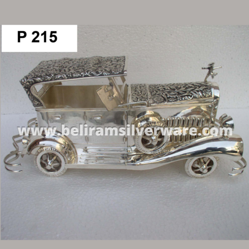 Classic Car Design Silver Box