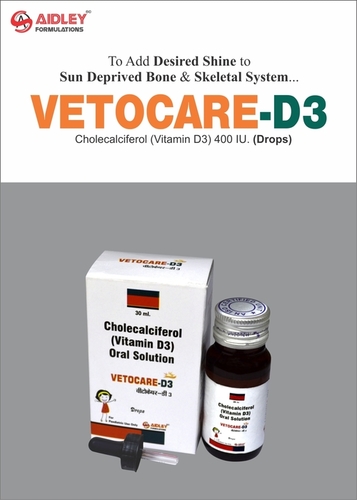 Cholecalciferol (Vitamin D3) 400 IU. Drops