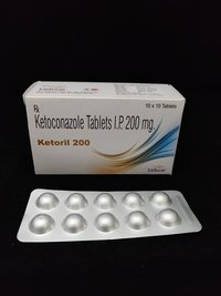 Ketoconazole Tablets - 200 Mg, Blister Pack Of 10 Tablets, Room Temperature Storage
