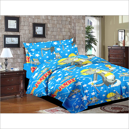 Kids Printed Bed Sheet Double Size