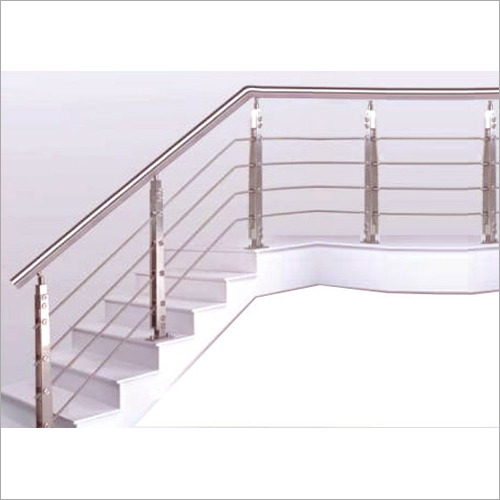 Steel Pipe SS Bluster Horizontal Stair Railing