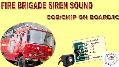 Car Horn Fire Brigade Siren Sound Chip On Board COB IC
