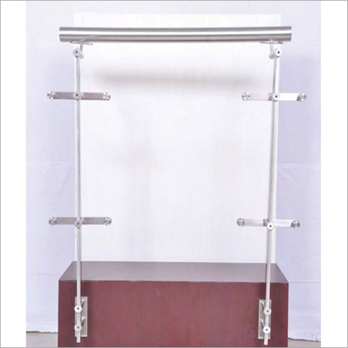 SS Pipe Modular Wood Stand Glass Penal