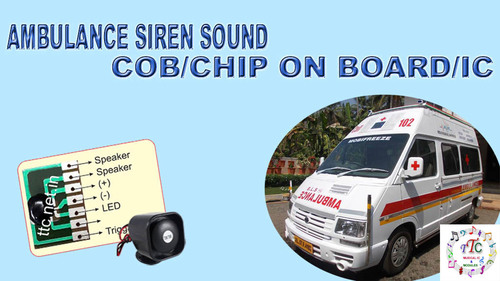 Car Horn Ambulance Siren Sound Chip On Board COB IC