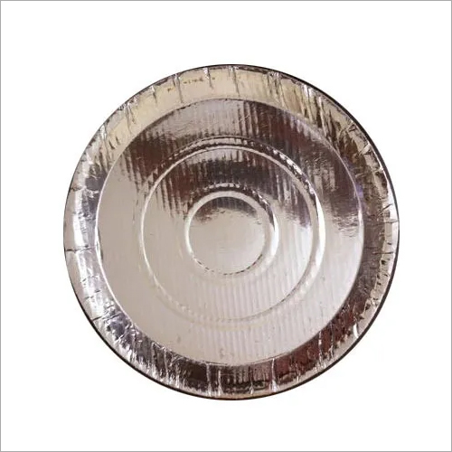 Silver Foil Paper Plate - Foil Paper, 9 Inches Diameter, Shimmering Silver Finish | Ideal for Events, Parties and Celebrations