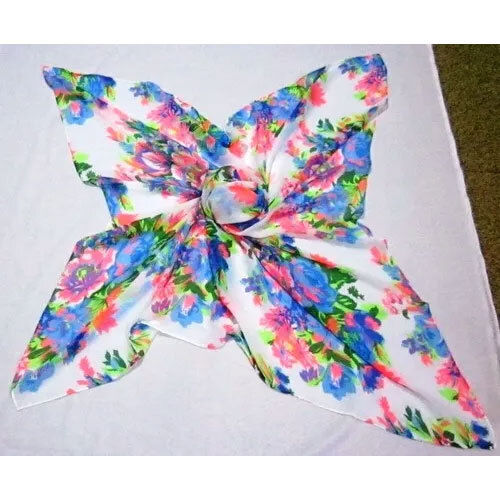 Poly Chiffon Printed Scarves