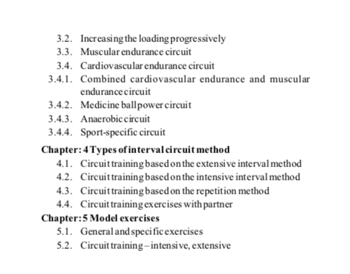 Science of Circuit Training