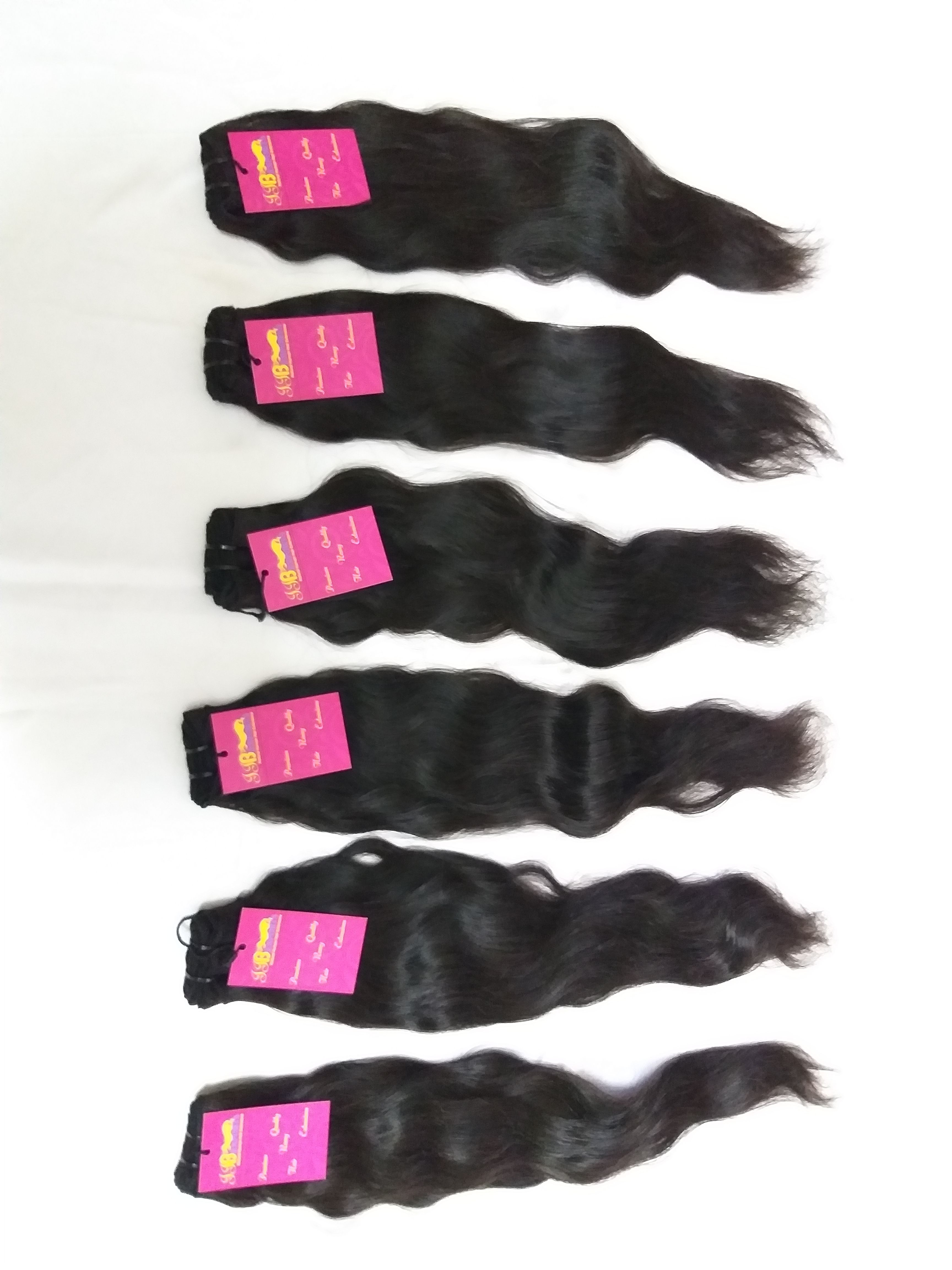 High Quality Natural Wavy Bulk Human Hair Extension