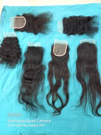 TOP QUALITY INDIAN HD LACE CLOSURE / RAW HUMAN HAIR EXTENSIONS