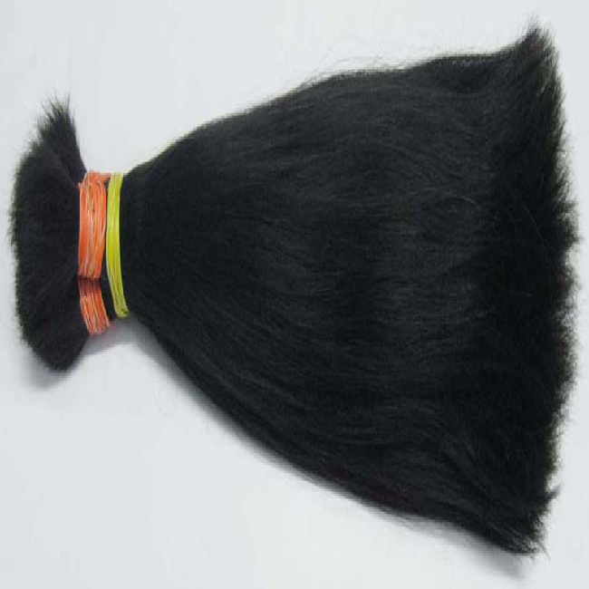 Bulk Double Drawn Indian Remy Human Hair Extensions
