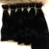 Bulk Double Drawn Indian Remy Human Hair Extensions