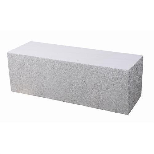 Nucon Light Weight Aac Block - 4'' Thick, 24'' Length, Gray Color | Frost & Fire Resistant, Interlock Design